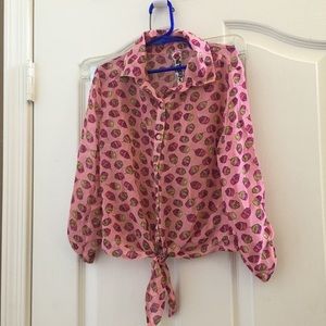 FINAL MARKDOWN Girls tie front top small